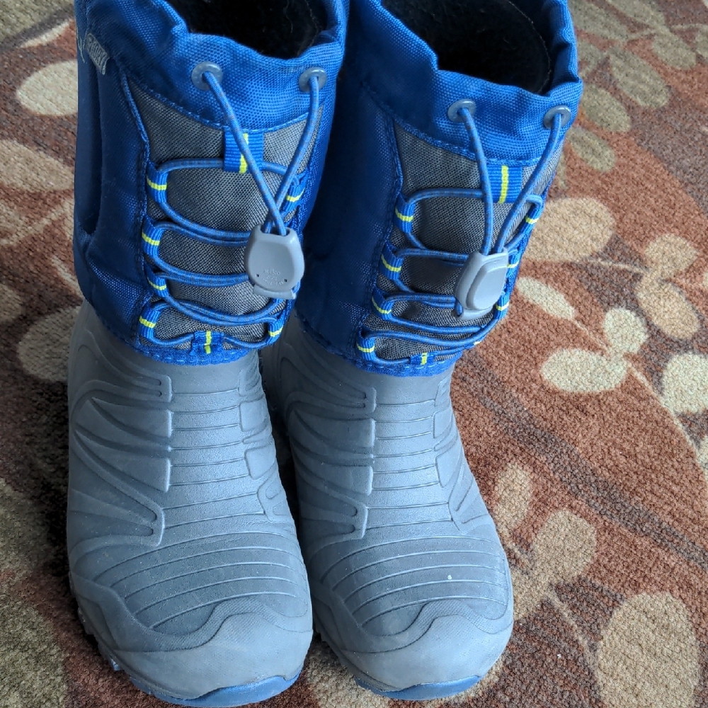 Merrell Kids Blue and Gray Boots